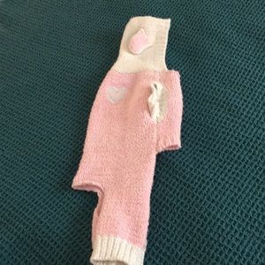 Hip Doggie lamb pajamas pink and white small dog